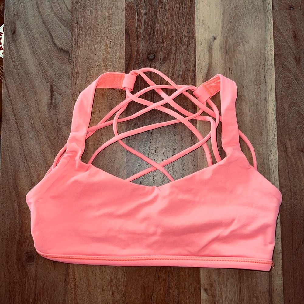 Lululemon Coral Free to Be Sports Bra (4)